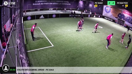 Faute de Gabriel OROS - FC OAS