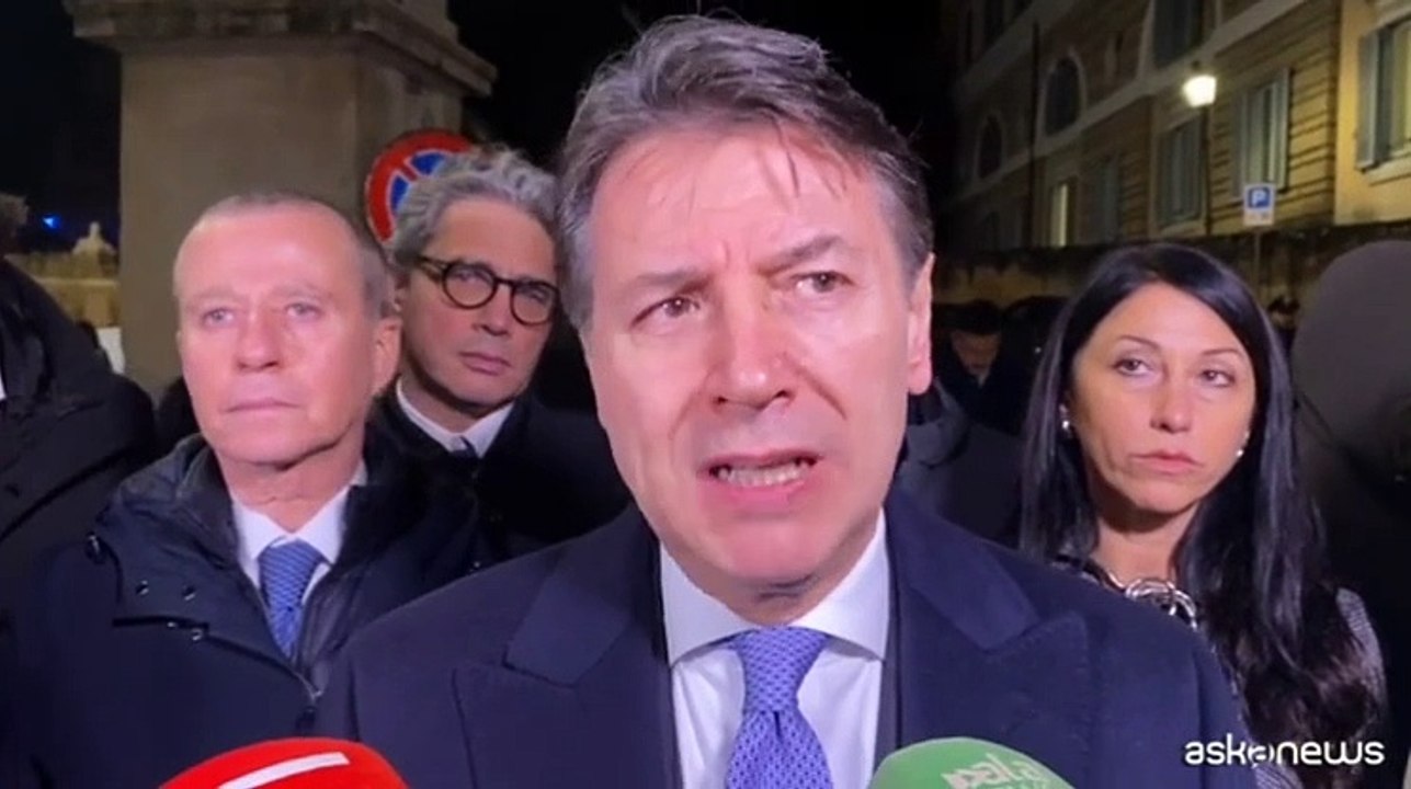 In piazza contro l'antisemitismo, Conte: siamo contro antisemitismo e terrorismo