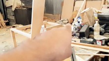 طابل مونجي بالخشب صلب البلوط طبيعي % _table en bois chêne massif