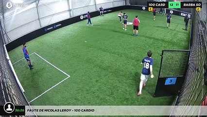 Faute de Nicolas LEROY - 100 CARDIO