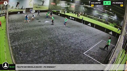 Faute de Nikola DACIC - FC Dimmat