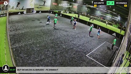 But de Milos Aligrudic - FC Dimmat