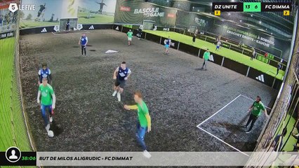 But de Milos Aligrudic - FC Dimmat