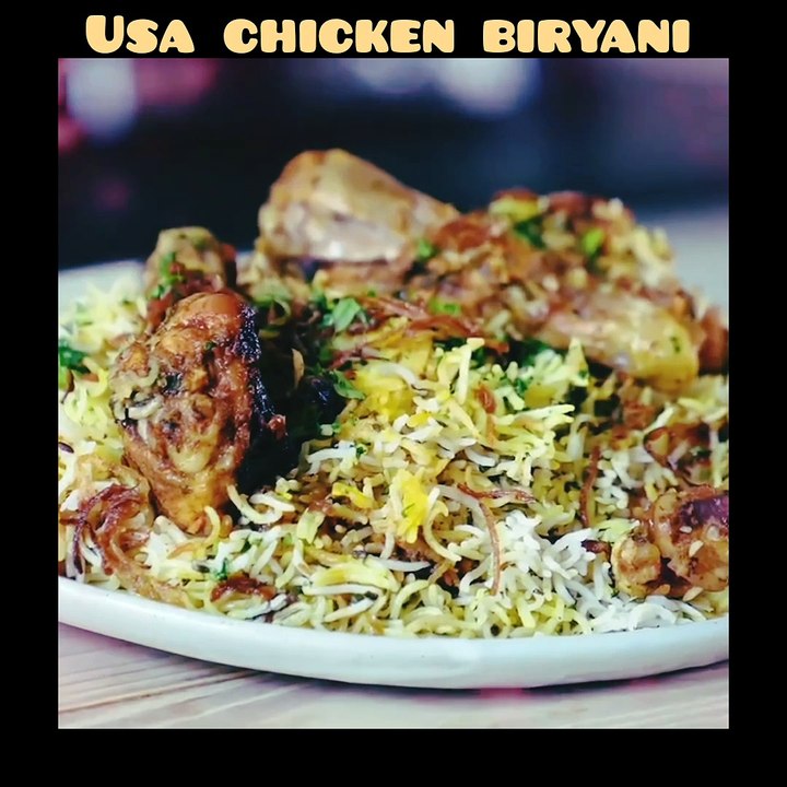 Usa chicken biryani