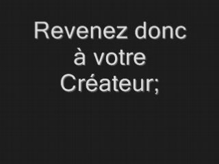 L'égarement des israélites