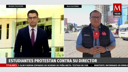 Estudiantes protestan contra su director en Tijuana, BC; exigen transparencia de recursos