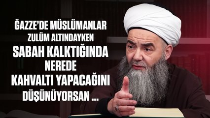 Ğazze’de Müslümanlar Zulüm Altındayken Sabah Kalktığında Nerede Kahvaltı Yapacağını Düşünüyorsan …