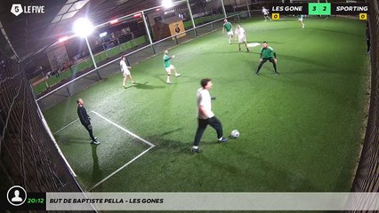 But de Baptiste Pella - LES GONES