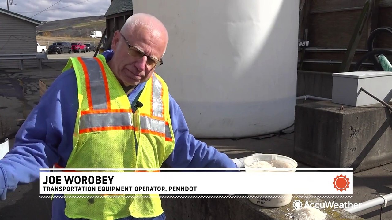 How salt brine works in winter storms