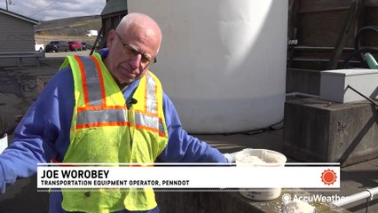 How salt brine works in winter storms