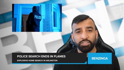 Explosive Situation: Arlington Home Engulfed in Flames During Police Search
