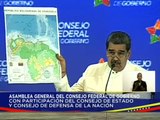 Mandatario Nacional ordena de manera inmediata la publicación del nuevo mapa de Venezuela
