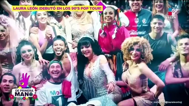 Laura León da detalles de su presentación en el Xmas Party de los 90´s Pop Tour