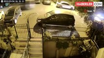 İstanbul'da otomobil hırsızları kamerada