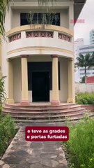 Casarão que abrigava a PF em Itajaí está abandonado