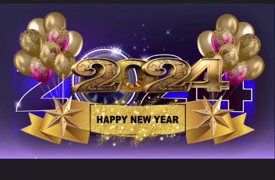 تهنئة العام الجديد 2024 happy new yer تهنئة راس السنة 2024