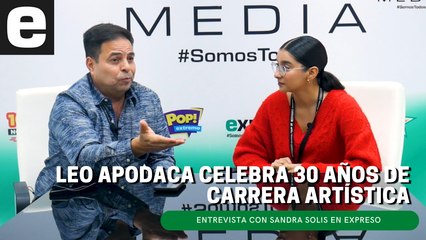 Leo Apodaca celebra 30 años de carrera artística