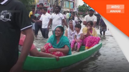 13 disahkan maut, ratusan ribu penduduk India terjejas