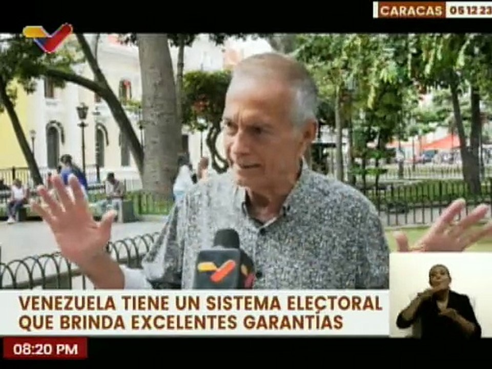 Caracas | Ciudadanos reiteran que el CNE garantiza la democracia nacional