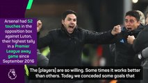 Arteta savours emotion of Arsenal's last gasp win at Luton