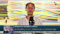 En Dubái, avanzó la sexta jornada de la Cumbre Climática de la COP28
