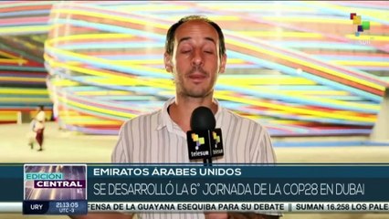 En Dubái, avanzó la sexta jornada de la Cumbre Climática de la COP28