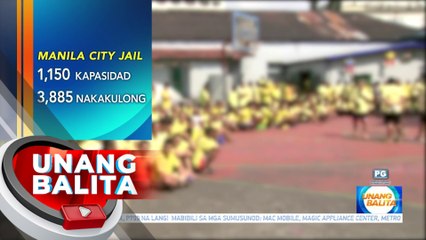 Mga nakakulong sa Manila City Jail Male Dormitory, siksikan; Jail guards, kulang din | UB