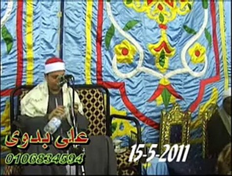 تلاوة ابداعية لاول مرة للشيخ حجاج الهنداوى اخر سورة طه - YouTube