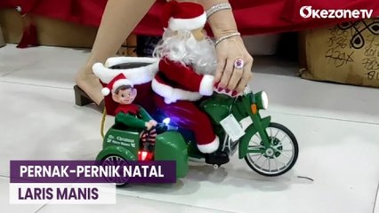 Pernak-pernik Natal Mulai Ramai Diburu Warga Surabaya