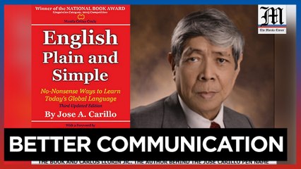 Author shares thoughts on simple use of English language