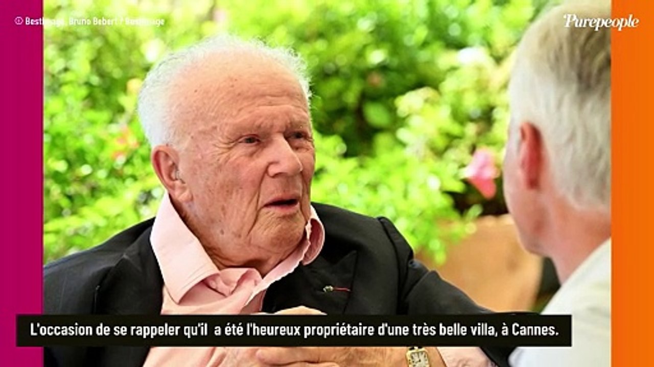 MAISON DE STARS Philippe Bouvard a cédé sa villa de 442 m² à Cannes, une propriété avec une piscine très particulière