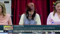 Argentina: Gobierno electo deberá realizar acuerdos para sancionar nuevas leyes