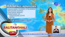 Rainfall advisory, itinaas sa ilang bahagi ng bansa | BT