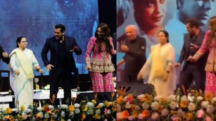 Kolkata International Film Festival 2023: Salman Khan CM Mamata Banerjee Dance Inside Video Viral