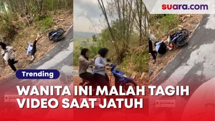 Bukannya Selamatkan Teman, Wanita Ini Malah Tagih Video Rekaman saat Tragedi Jatuh dari Motor