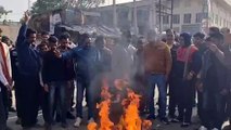 गोगामेडी की हत्या के विरोध में टोंक जिले में बाजार रहे बंद हुए प्रदर्शन