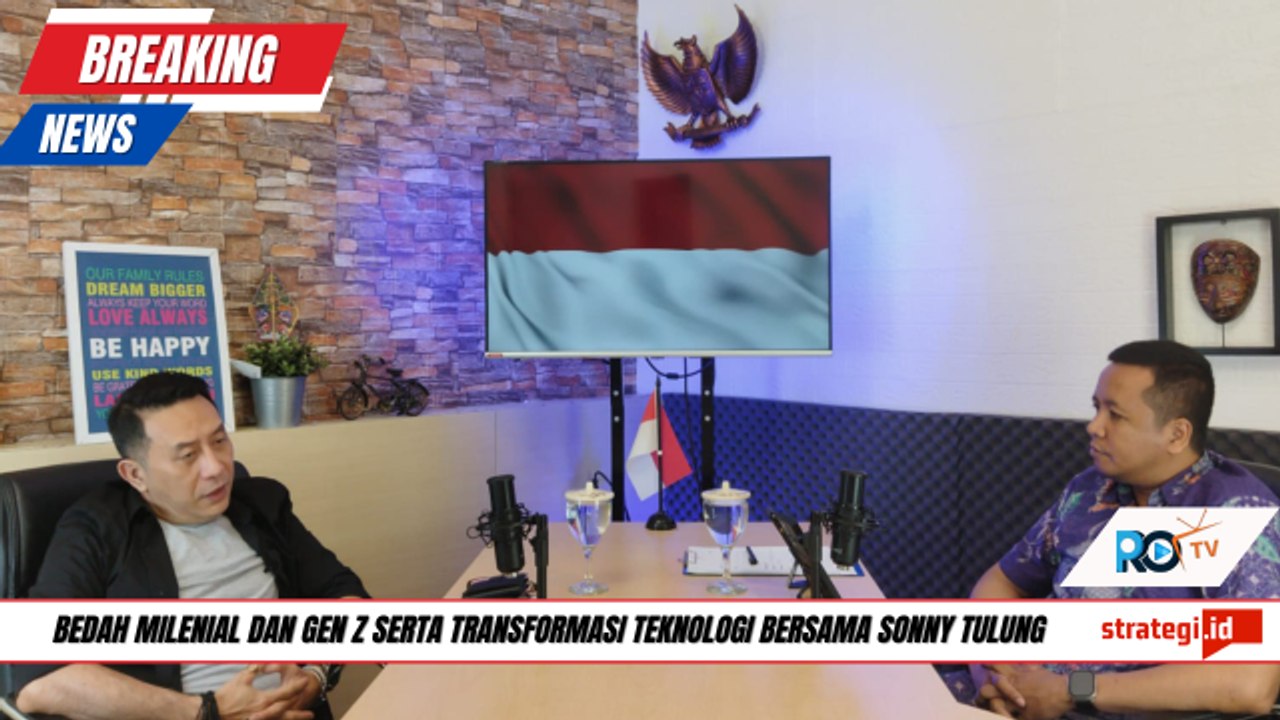Bedah Milenial dan Gen Z Serta Transformasi Teknologi Bersama Sonny Tulung