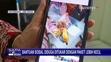 Viral! Bantuan Sosial di Semarang Diduga Ditukar dengan Paket Lebih Kecil