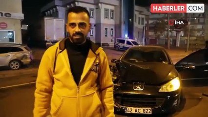 Konya'da Otomobil Çalındıktan Sonra Kaza Yapıldı