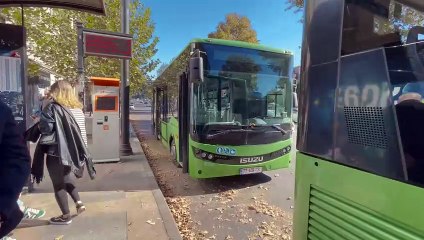 Tbilisi Bus No.342 Full Route: Nikoloz Baratashvili Street → Ikalto Hill Street [Window View]
