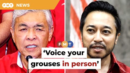 Make sure you attend tonight’s meeting, Zahid tells Isham
