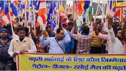 भागलपुर: संविधान बचाओ-देश बचाओ को लेकर निकाली गई रैली, केंद्र सरकार का किया विरोध