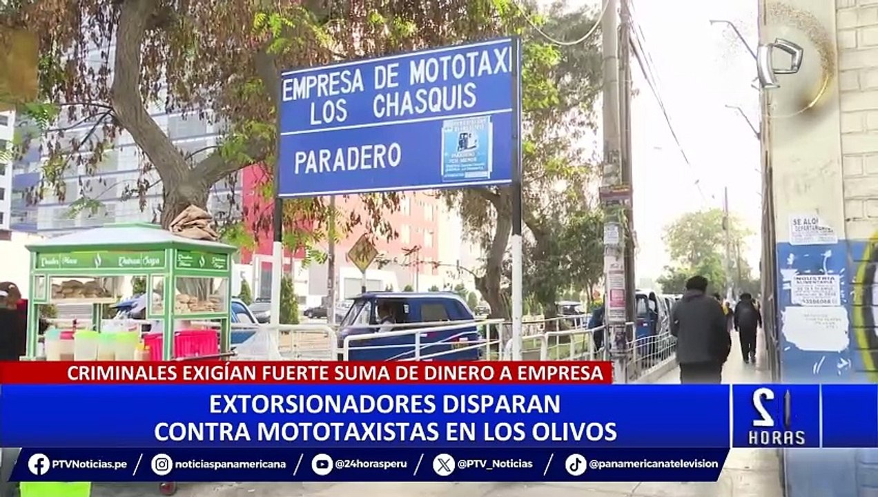 Alcalde de Los Olivos: "Organizaciones criminales complejas estarían detrás de extorsiones a mototaxistas"