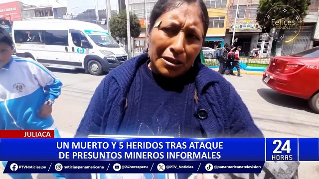 Juliaca: un muerto y 5 heridos tras ataque de presuntos mineros informales