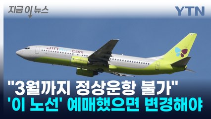 임시 항공편을 택하거나, 노선 바꾸거나..."3월까지 정상운항 불가"  [지금이뉴스]  / YTN