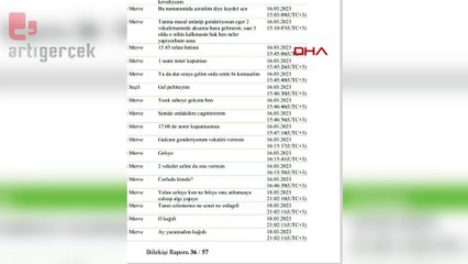 Seçil Erzan'ın telefonunun bilirkişi raporu ortaya çıktı