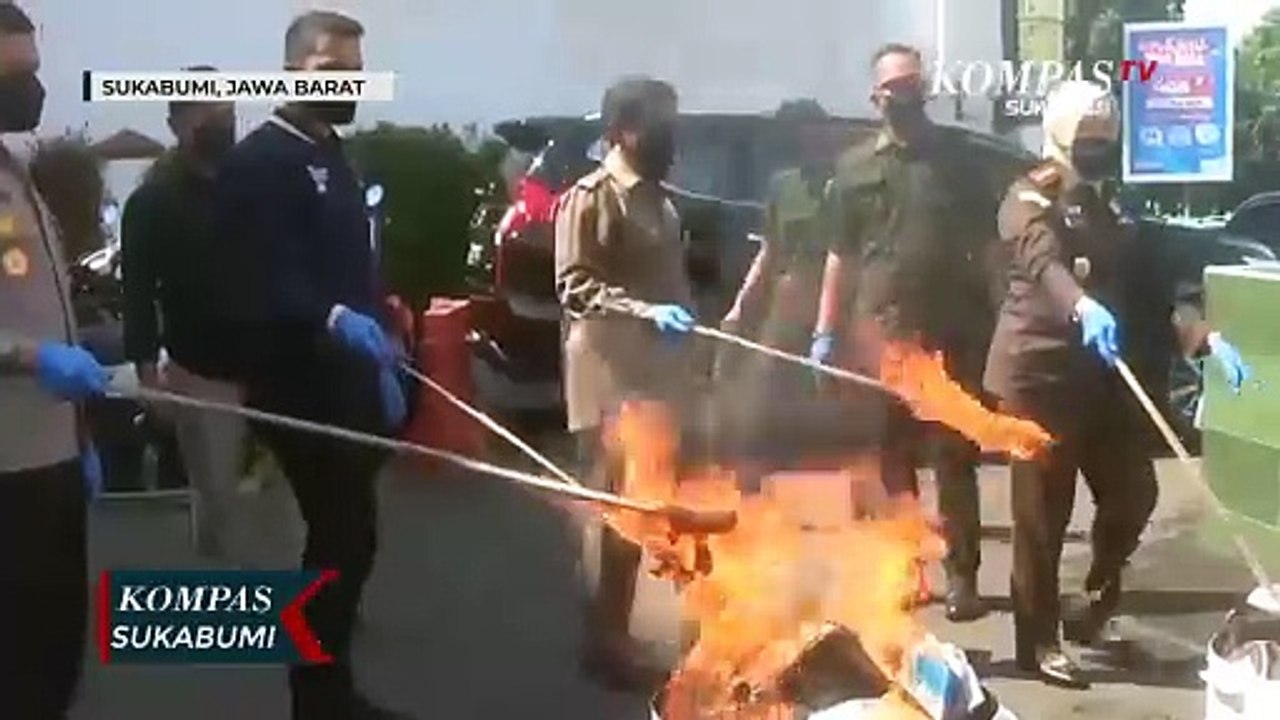 Kejaksaan Pemusnahan Barang Bukti, Perkara Nark...
