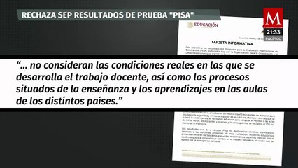 Controversia SEP ante resultados de prueba Pisa