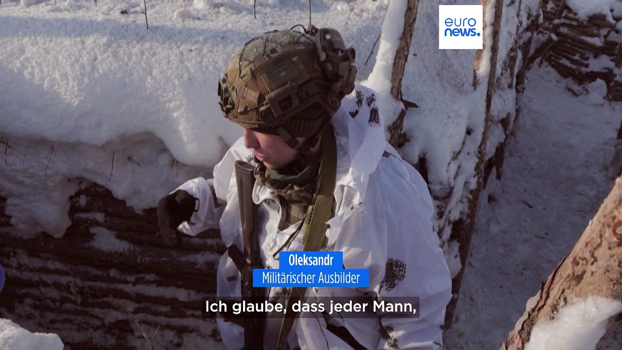 Soldaten und Zivilisten bereiten sich auf harten ukrainischen Winter vor