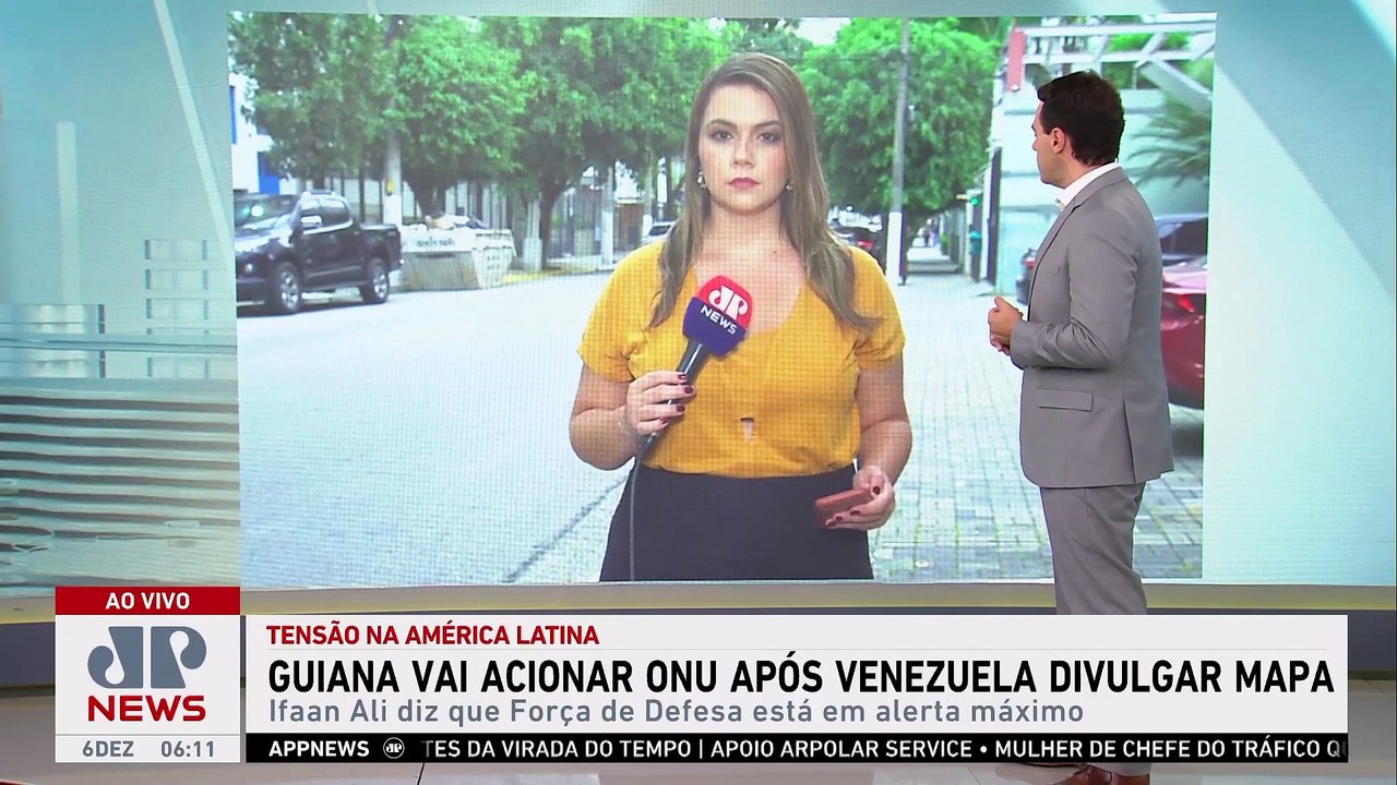Guiana vai acionar ONU após Venezuela divulgar mapa incluindo região de Essequibo